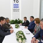 ПМЭФ-2022: Губернатор Игорь Руденя обсудил перспективы сотрудничества с руководством компании «Милфудс», которая представила новый бренд кофе