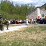 В селе Пушкино открыли памятник разведчице Лидии Базановой